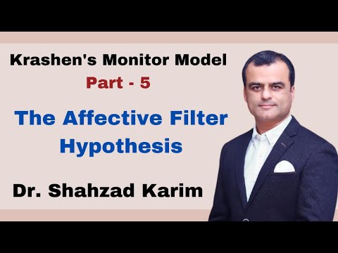 The Affective Filter Hypothesis