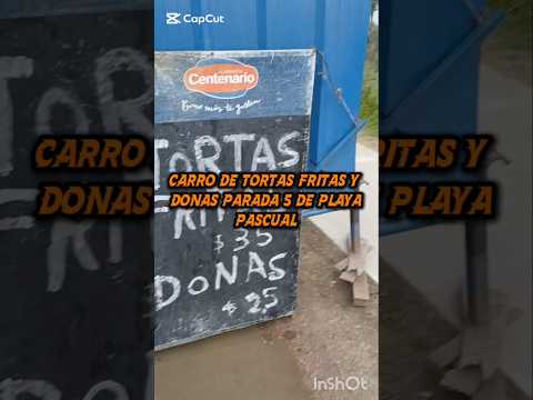 Carro de Tortas Fritas y Donas Parada 5 de Playa Pascual. 🍩