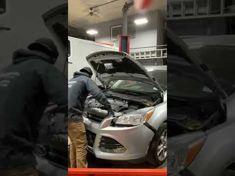 Ford Escape front cover removal