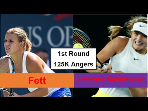 Jana Fett (CRO) - Victoria Jimenez Kasintseva (AND) 1st Round Angers Women Challenger 2021
