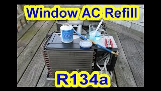 How To Refill Window House AC or Portable Air Conditioner with R134a + Tips + What I