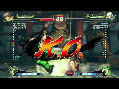 SSF4 AE : Kiryu Tsukimiya (Guy) vs hisapiii (Rufus)