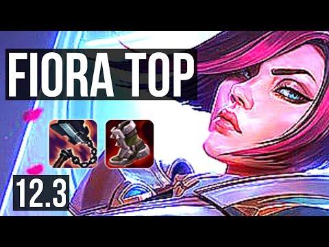 FIORA vs GRAVES (TOP) | 10 solo kills, 13/1/3, Rank 8 Fiora, Legendary | NA Challenger | 12.3