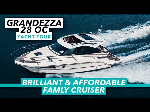 Brilliant and affordable family cruiser | Grandezza 28 OC tour | Motor Boat & Yachting