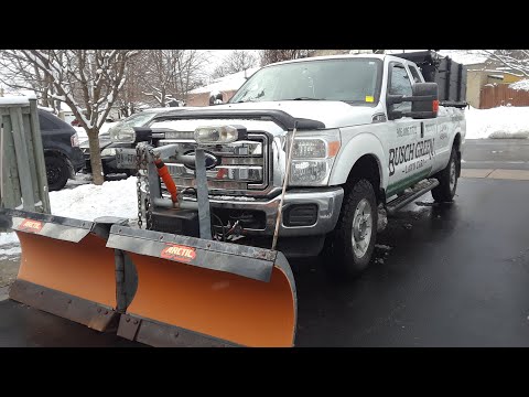 Arctic Snow Plow - V Blade vs Straight Blade PART 2
