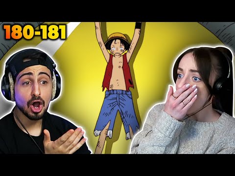 LUFFY IS OUT!! *ONE PIECE* Episodes 180-181 REACTION!