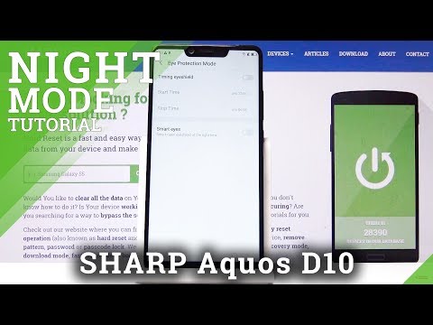 How to Enable Eye Protection Mode in Sharp D10 - Eye Comfort Mode