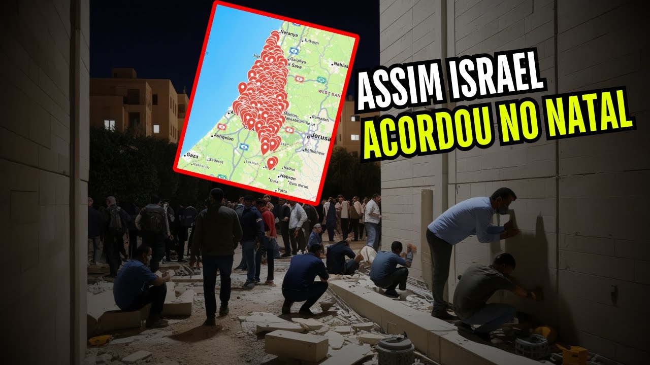 [URGENTE] - MILHOÕES DE ISRAELENSES ENVIADOS PARA ABRIGOS DURANTE A MADRUGADA