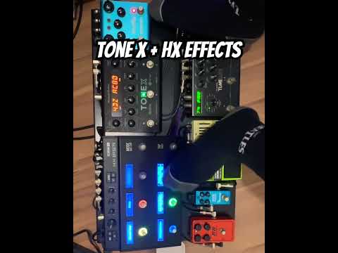 ToneX + Line 6 HX Effects #guitar #tonex #line6 #pedalboard #effectpedals