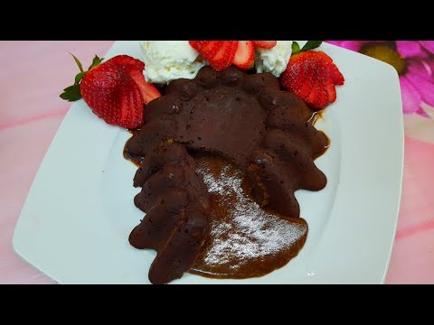 مولتن كيك بالنوتيلا وسر انهيار الشيكولاته السايحه