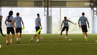 Entrenamiento y conferencia en el Complejo Celeste