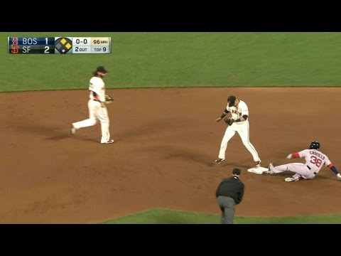 BOS@SF: Strickland gets one-out save, Giants win 2-1