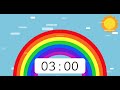 Rainbow Timer 3 Minute 🌈