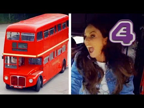 Extreme 3 Point Turns With Double Decker Bus | All Star Driving School