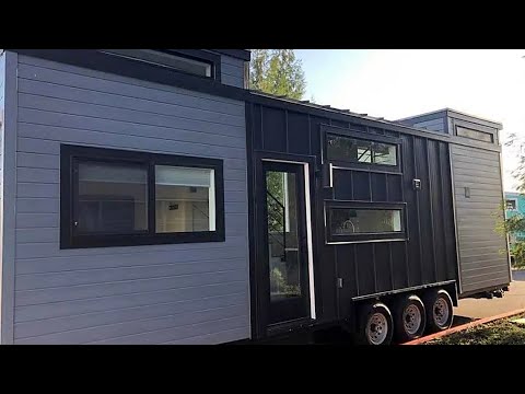 Two-Story Contempo Tiny House: Redefining Modern Minimalist Living with Style and Comfort