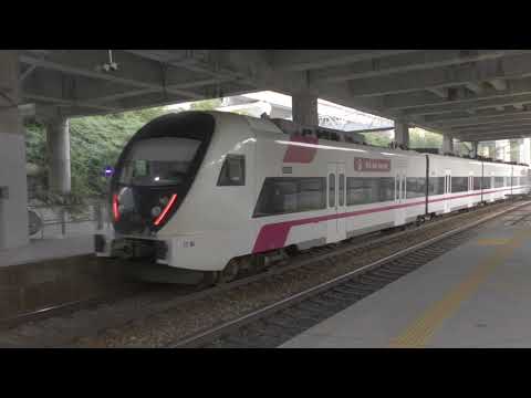 Train Spotting at Putrajaya Station - KLIA Express and KLIA Transit Train Service