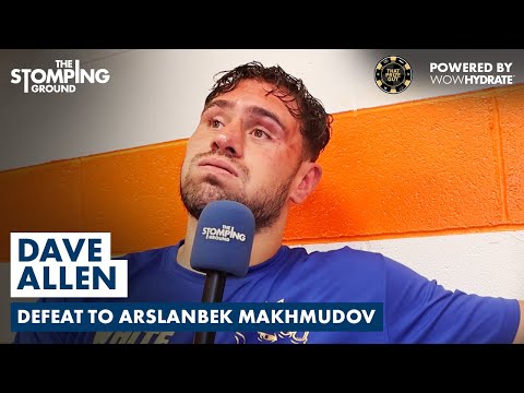 “I’M NOT GOOD ENOUGH…” - Dave Allen EMOTIONAL Reaction To Arslanbek Makhmudov Defeat 