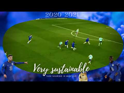 Tuchel's Chelsea: very sustainable task sharing in midfield (2020/21)