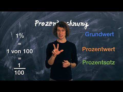 Base value, percentage value, percentage - percentage calculation explained simply