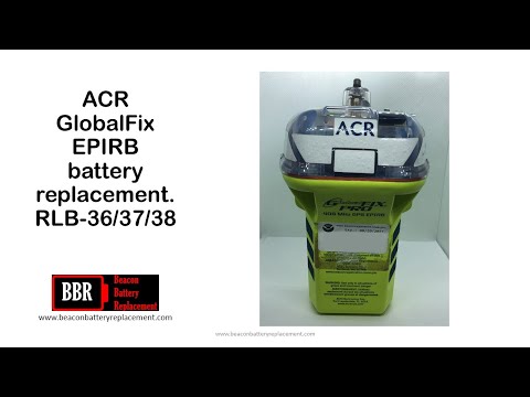 ACR GlobalFix EPIRB expired battery replacement