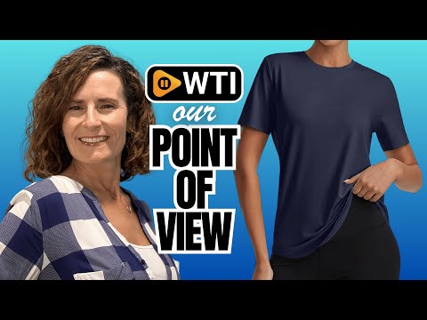 Short Sleeve Tops for Women Crew Neck T-Shirts Modal Tees Casual Loose Fit Trendy Lightweight Summer Outfits Navy Blue Medium - WTI product video review