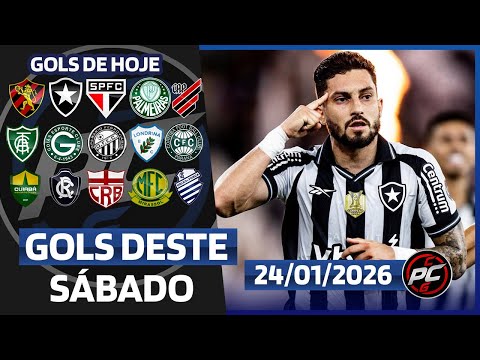 🥅  TODOS OS GOLS DESTE SÁBADO 24/01/2026 GOLS DOS ESTADUAIS , GOLS DE HOJE, GOLS DA RODADA(COMPLETO)