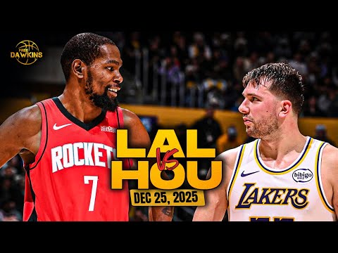 Los Angeles Lakers vs Houston Rockets Full Game Highlights | Dec 25, 2025 | FreeDawkins