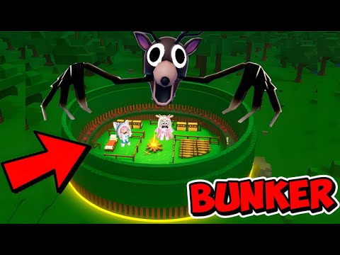 MOMON & ATUN BUILD THE SAFEST BUNKER OUT OF TREES in 99 DAYS TO LIVES feat @BANGJBLOX