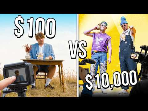 $100 VS $10,000 MUSIC VIDEOS! - YouTube