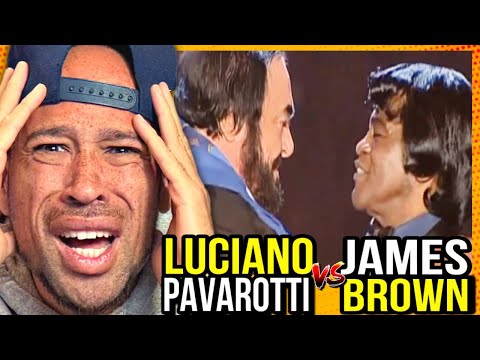 Rapper FIRST time REACTION to It's A Man's World W/ Luciano Pavarotti & James Brown! OMG,, WHAT!?