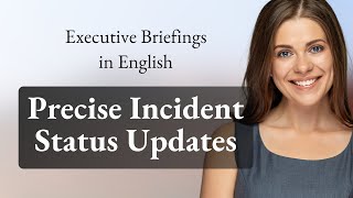 Executive Briefings in English: Precise Incident Status Updates