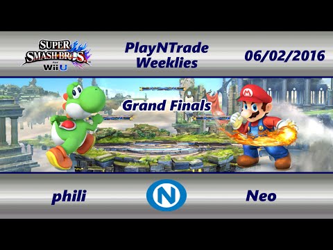 PnT 06/02/16 - phili (Yoshi) vs. Neo (Mario) - Grand Finals - SSB4