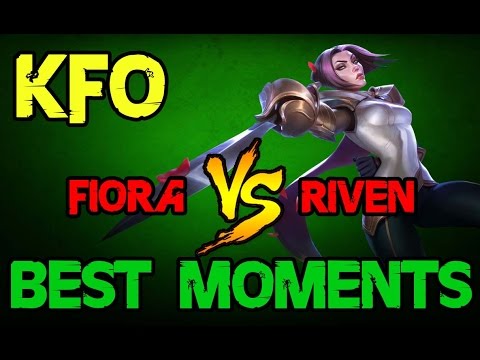 Echo Fox Kfo as Fiora vs Riven | BEST MOMENTS
