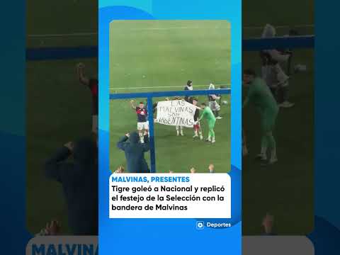🇦🇷 TIGRE REPLICÓ EL FESTEJO DE LA SELECCIÓN CON MALVINAS COMO PROTAGONISTA