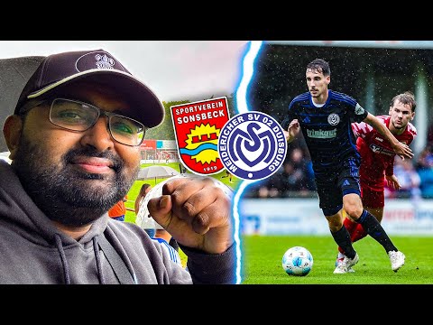 HALF A DOZEN IN THE 3RD PRE-TEST MATCH! 🦓🤍💙 SV Sonsbeck - MSV Duisburg 🔥✅ | STADIUM VLOG 3