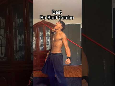 BEST Bo Staff Combo for Beginners! #taekwondo #shorts