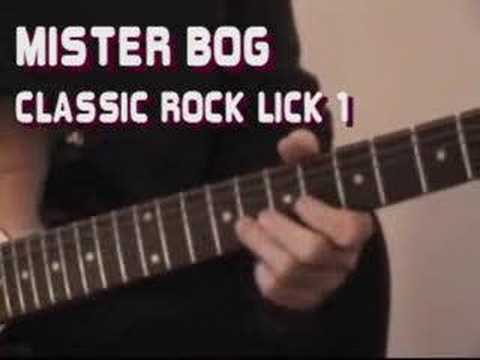 MISTER BOG - CLASSIC ROCK LICK 1