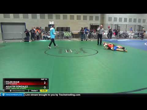 Middle School 71 Tyler Rhue Team Scorpion Vs Agustin Gonzalez Vandit Wrestling Academy