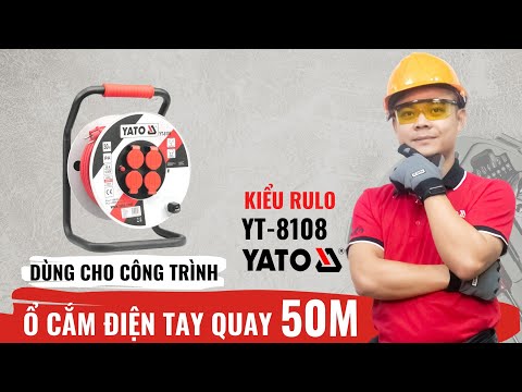 Ilgintuvas ant ritės Yato YT-8108, 50 m, 3x2,5 mm² video