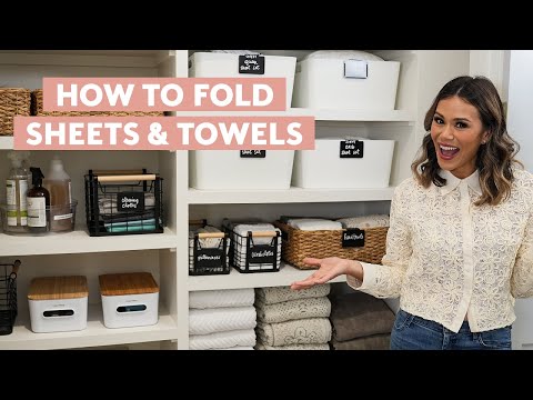 YouTube video about Organize Your Kitchen with This Simple Technique for Towels