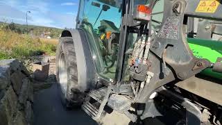 جرار بعجلات Deutz-Fahr AGROPLUS 410 DT - FRONTLASTER - SKUFFE - PALLEGAFFEL - KJETTINGE | صورة 4 - Agroline