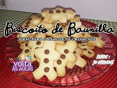 Biscoito Fácil de Baunilha!!