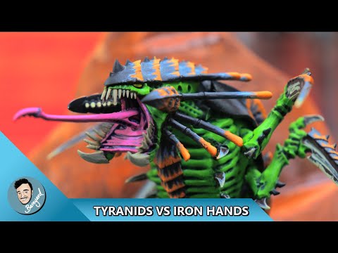 TYRANIDS VS IRON HANDS *TEMPEST* WARHAMMER BATTLE REPORT
