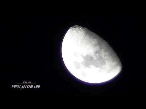 Lua, Júpiter e Saturno, juntos!!!