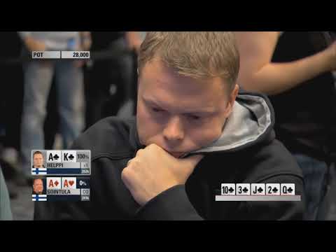 Royal Flush vs. AA @ EPT 10 Barcelona 2013 Super High Roller