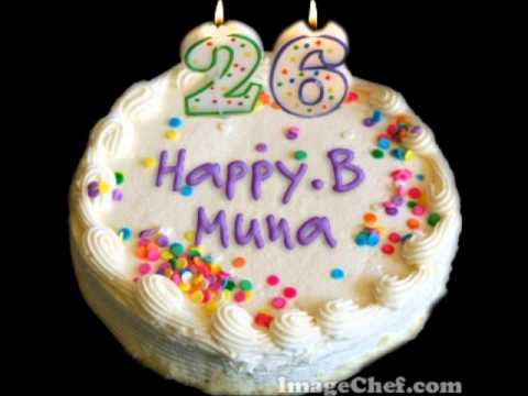 Happy birthday Muna.عيد منى