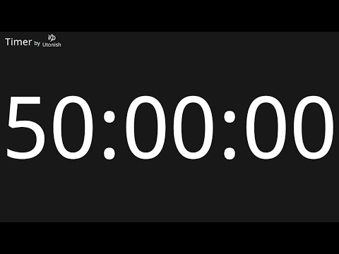 50 Hour Countup Timer