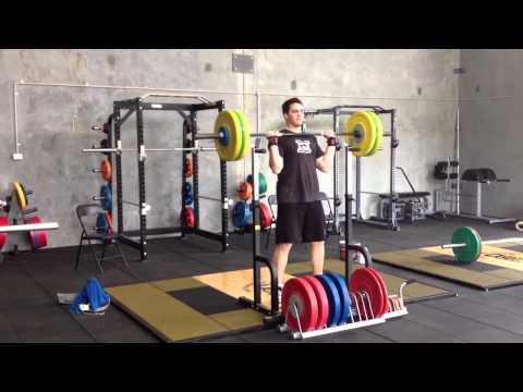 Dan "shanks" 105kg Push Press PB