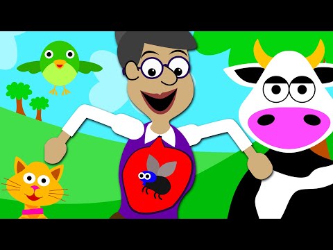 There Was An Old Lady Who Swallowed A Fly Nursery Rhymes & Kids Songs | Classic Nursery Rhymes