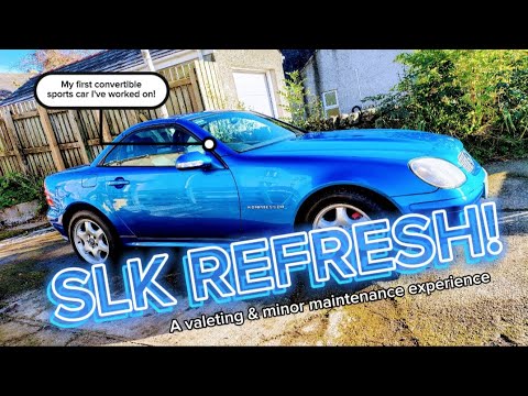SLK REFRESH! A valeting & minor maintenance experience...